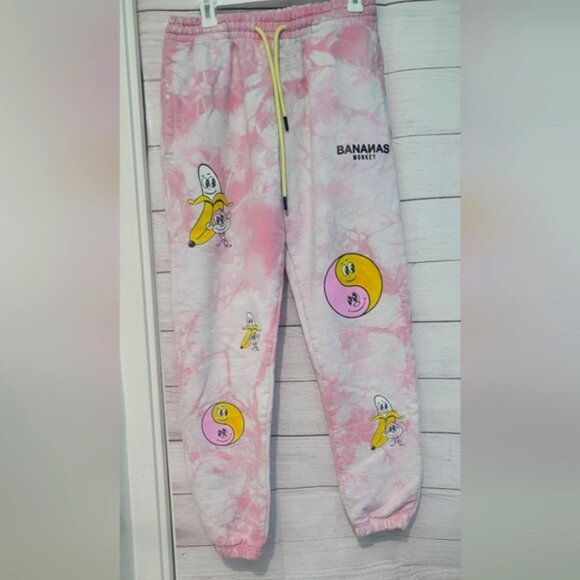 Nwot Bananas monkey 🐒 2023 release size M joggers - Picture 4 of 11